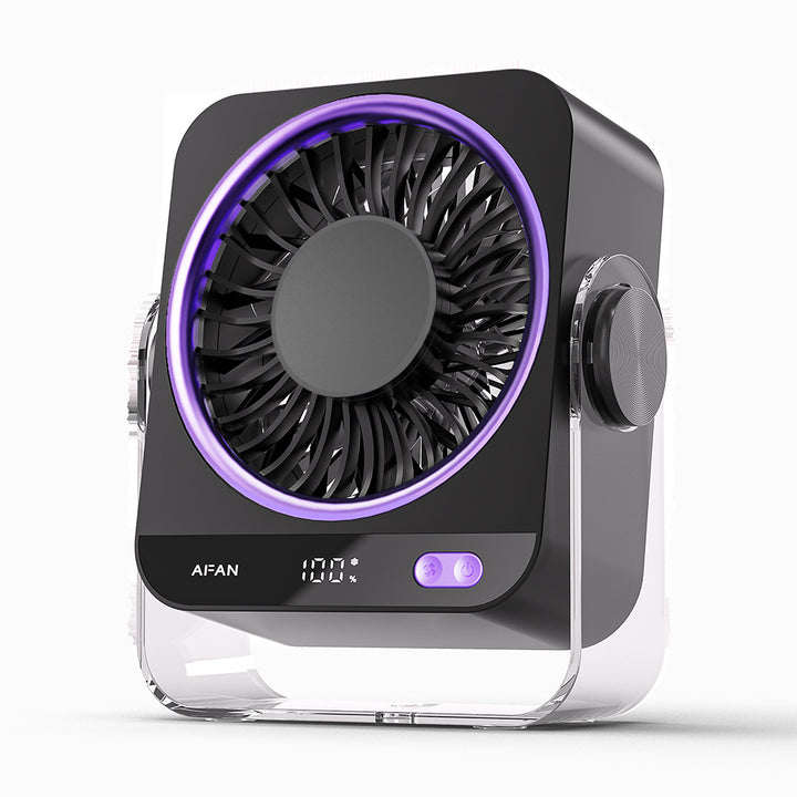 Ladies table fan with digital control and variable fan speed Bowlift