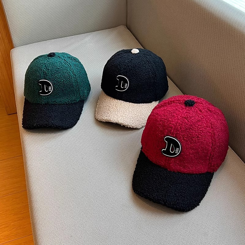 Women's Textured Fleece-Lined Baseball Cap Bowlift