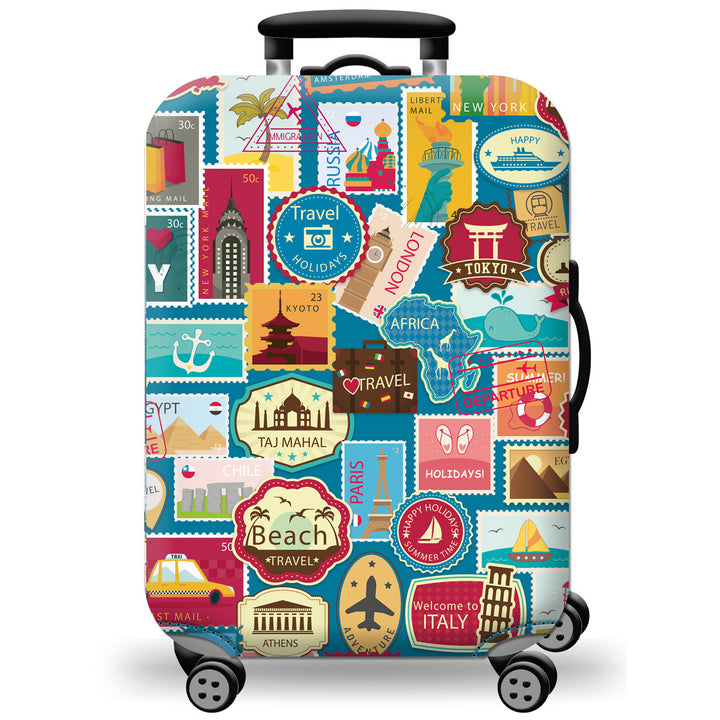 Unisex hard-shell suitcase with modern geometric design Bowlift