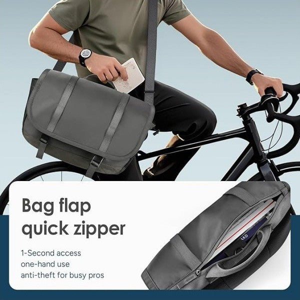 Messenger bag with adjustable shoulder strap Bowlift