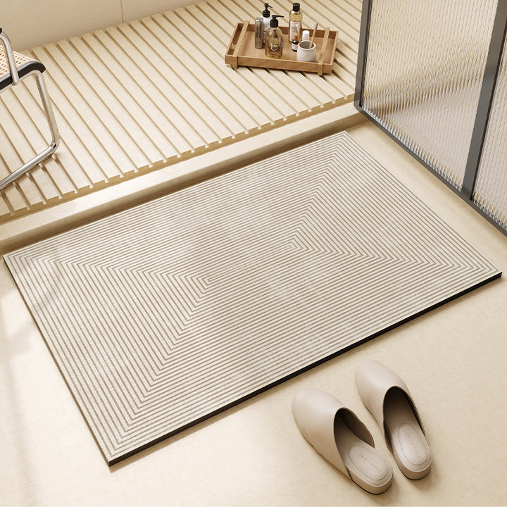 Modern Geometric Bath Mat Bowlift