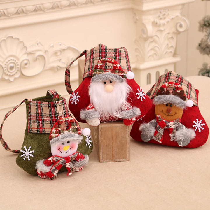 Decorative Holiday Gingerbread Handbag Bowlift