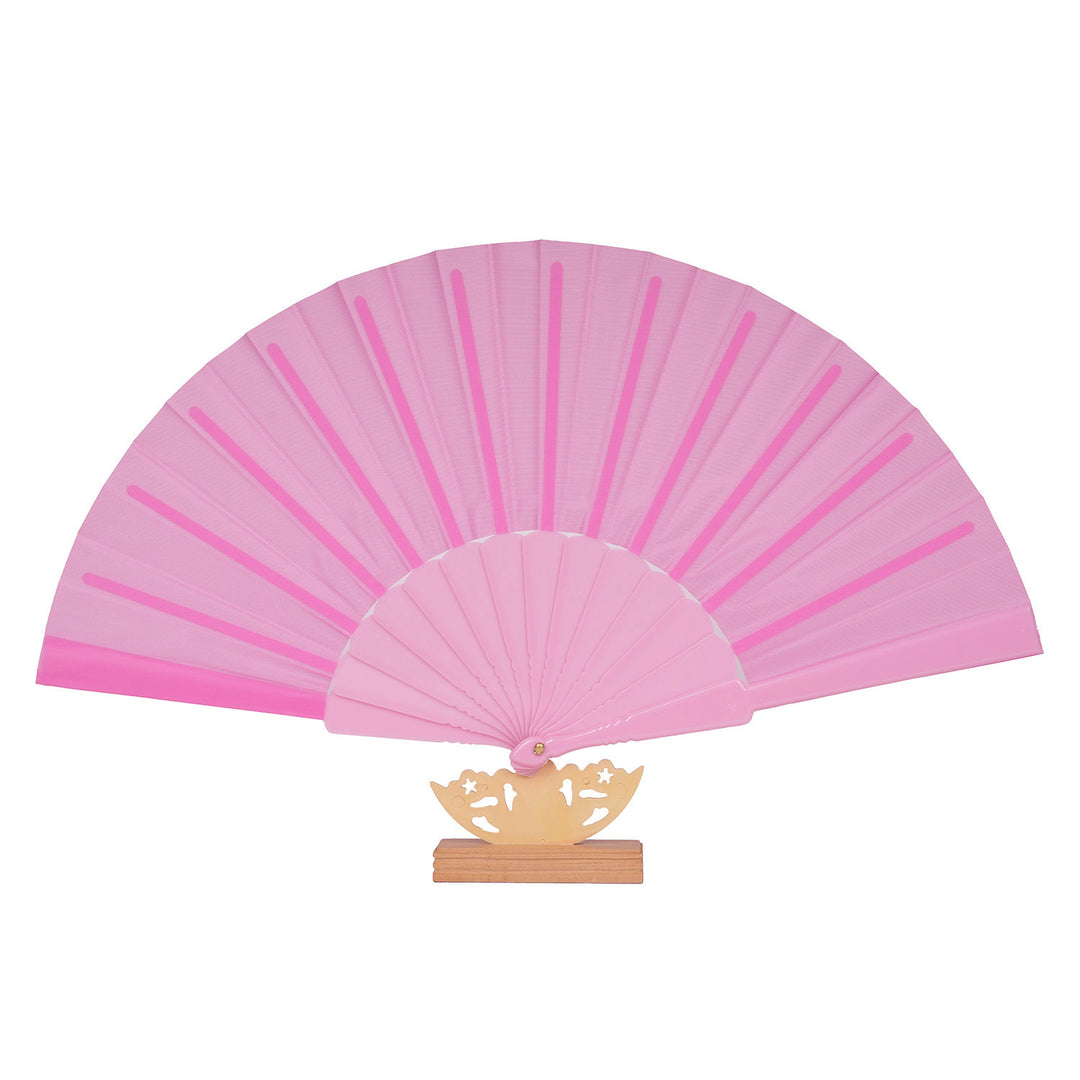Women's artistic hand fan with filigree wooden handle Bowlift