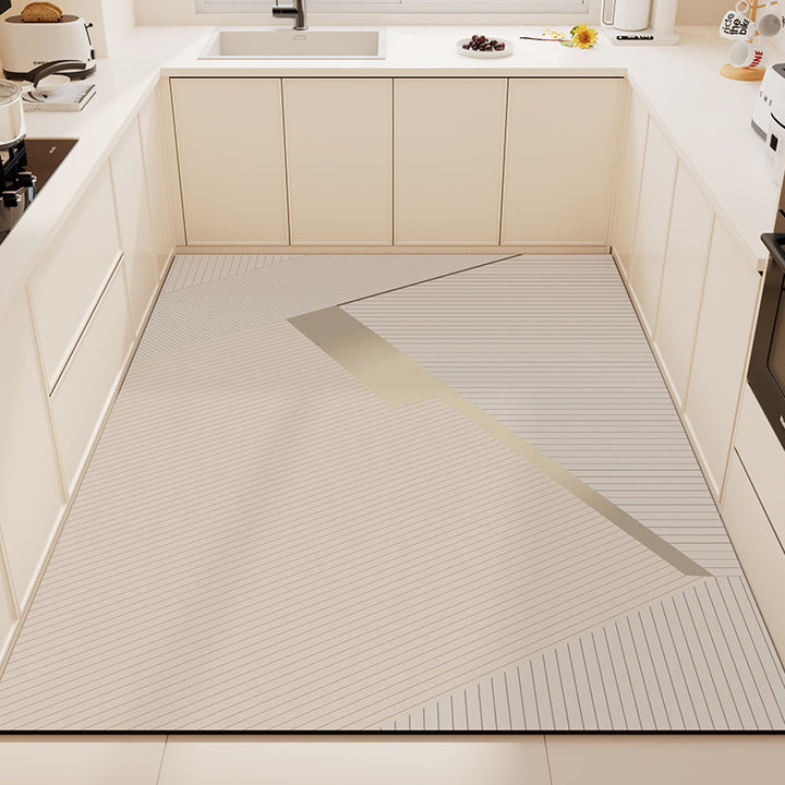 Playful Animal-Themed Non-Slip Kitchen Mat