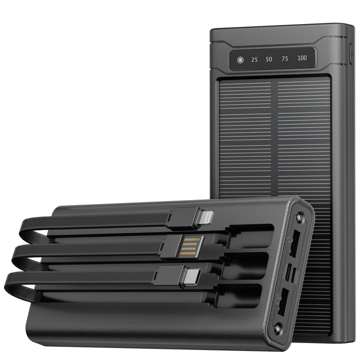 Compact power bank with intelligent LED display Bowlift