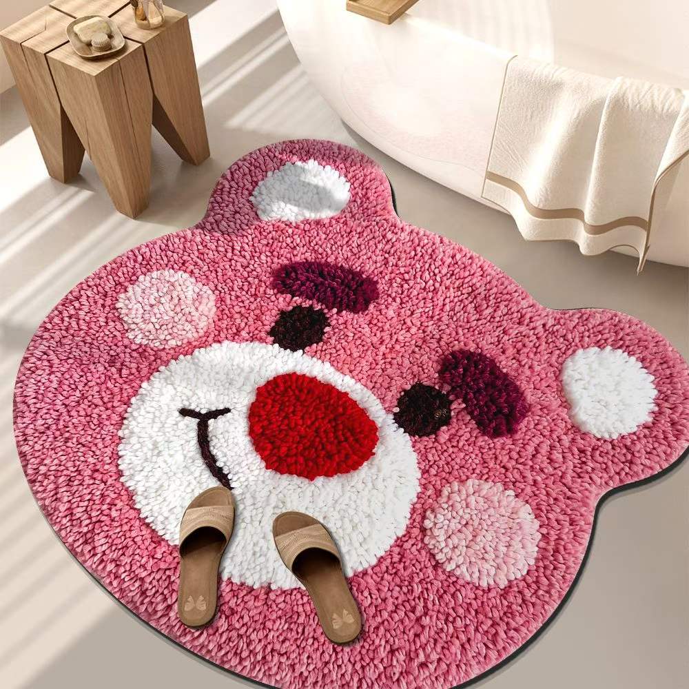 Playful Tiger-Themed Bathroom Mat Bowlift