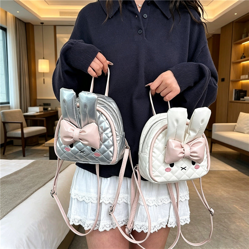 Cute Bunny-Themed Mini Backpack Bowlift