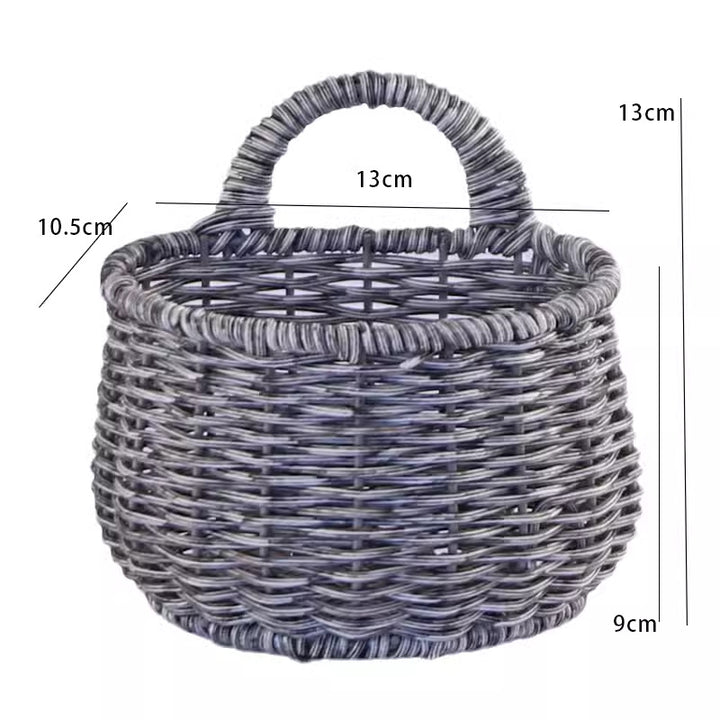 Chic Woven Storage Basket with Ergonomic Handle Bowlift