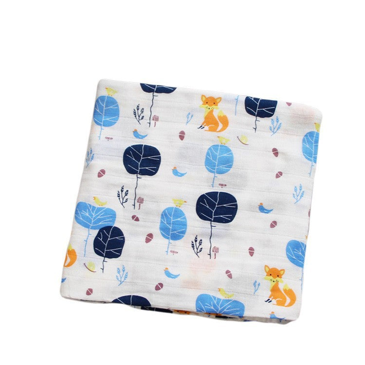Soft Cotton Muslin Swaddle Blanket Bowlift