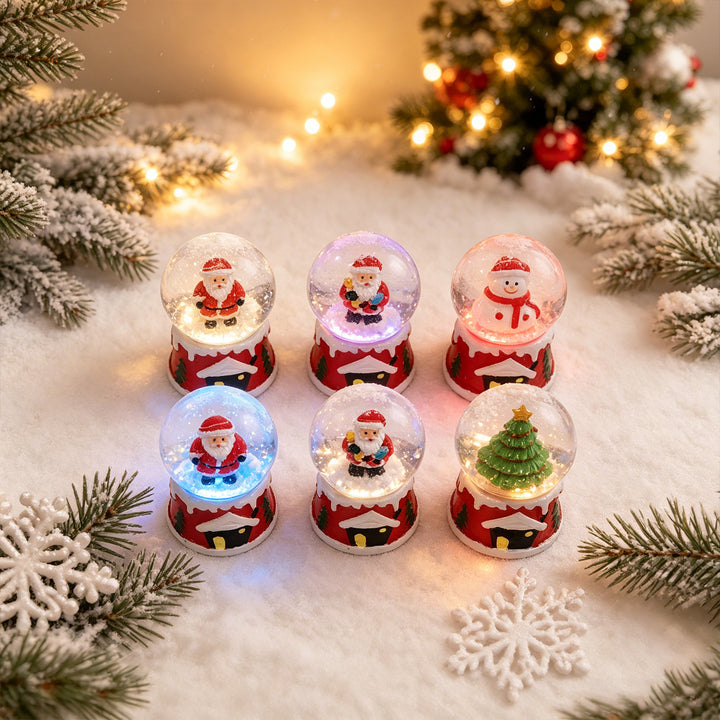 Magical Christmas Snow Globe Figures Bowlift