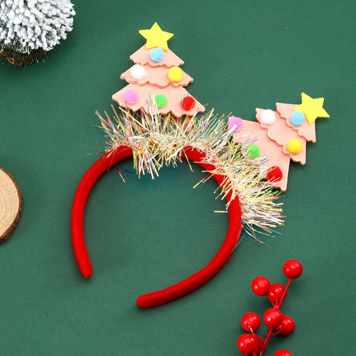 Festive Christmas Tree Headband Bowlift