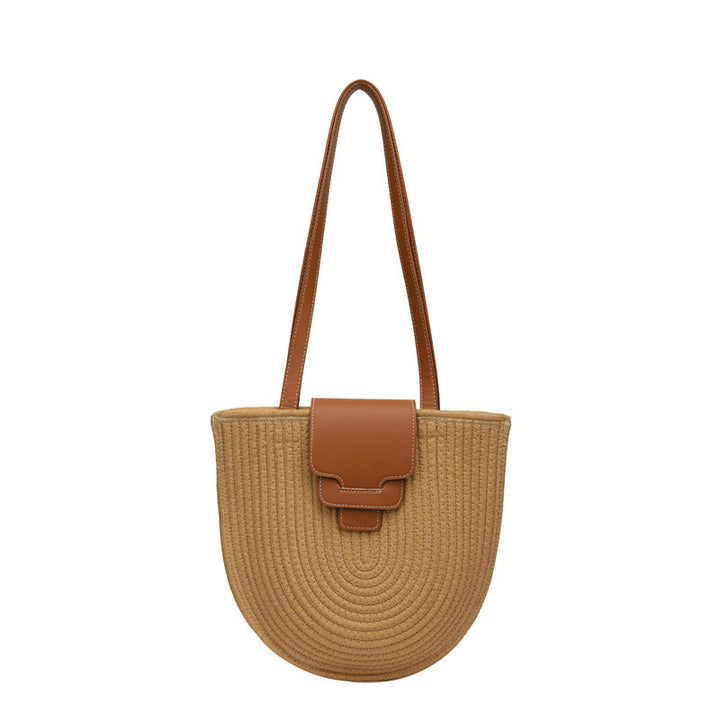 Elegant Handmade Shoulder Bag with High-Quality Leather Flap Bowlift