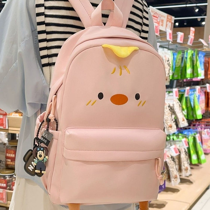 Creative Designed Backpack with Plush Applications Bowlift