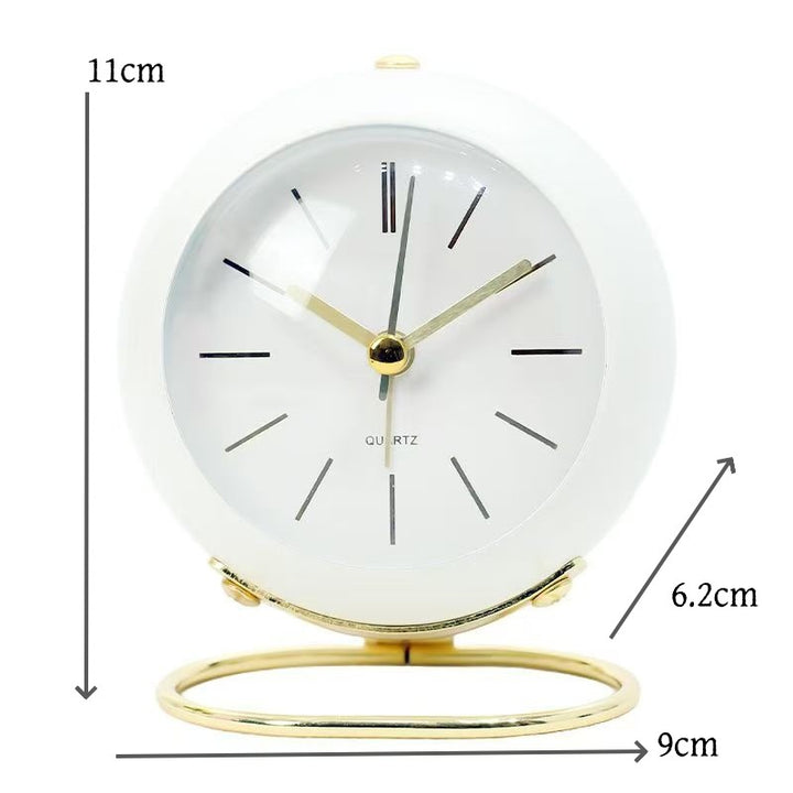 Table clock in elegant retro design Bowlift