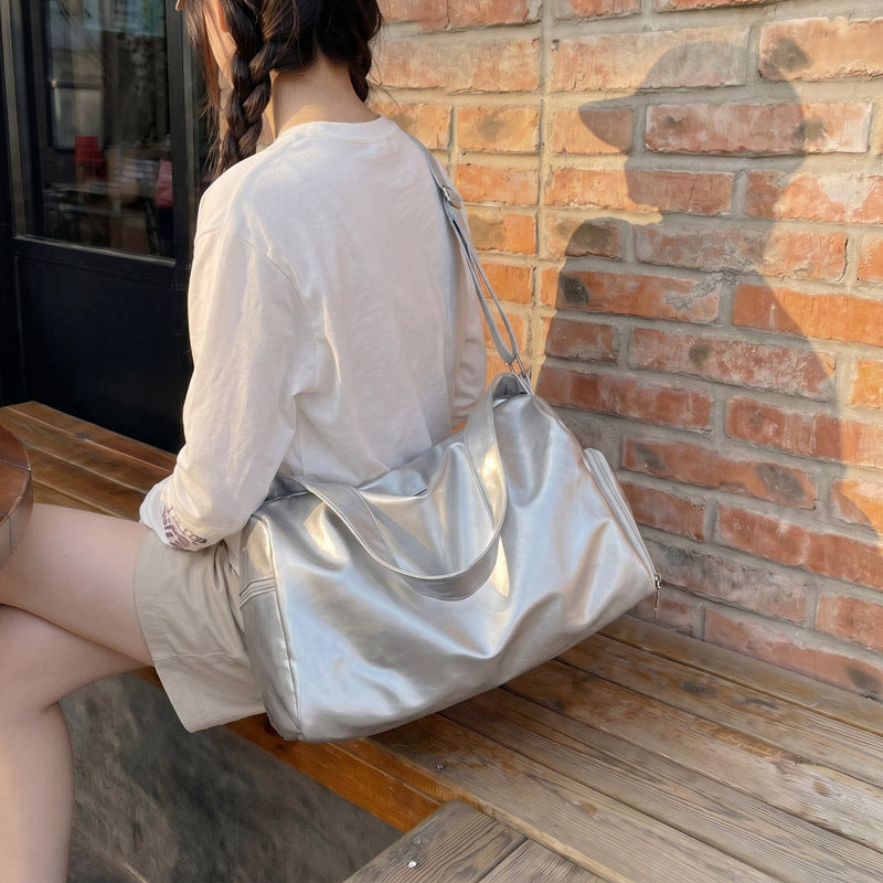 Stylish Leather Duffle Bag Bowlift