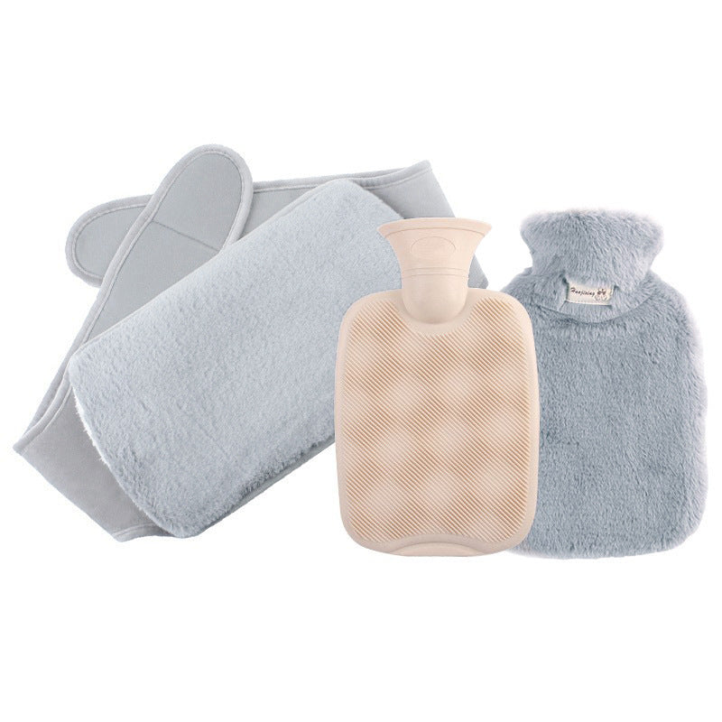 Plush Hot Water Bottle Set Bowlift