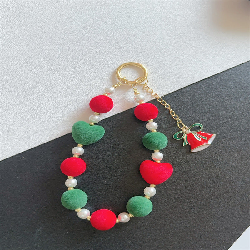 Charming Beaded Decoration Keychain Bowlift