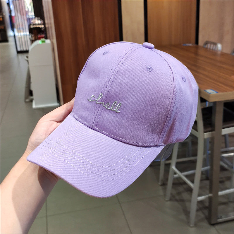 Women's Casual Cotton Embroidered Cap Bowlift