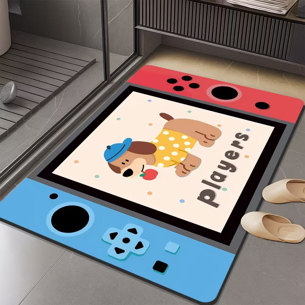 Gaming-Themed Bath Mat Bowlift
