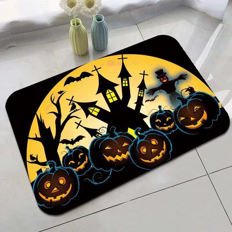 Halloween-Themed Decorative Area Mat Bowlift