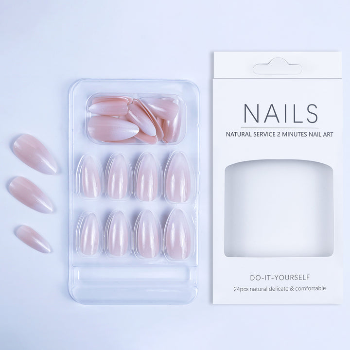 Premium Nails with French Tip Bowlift