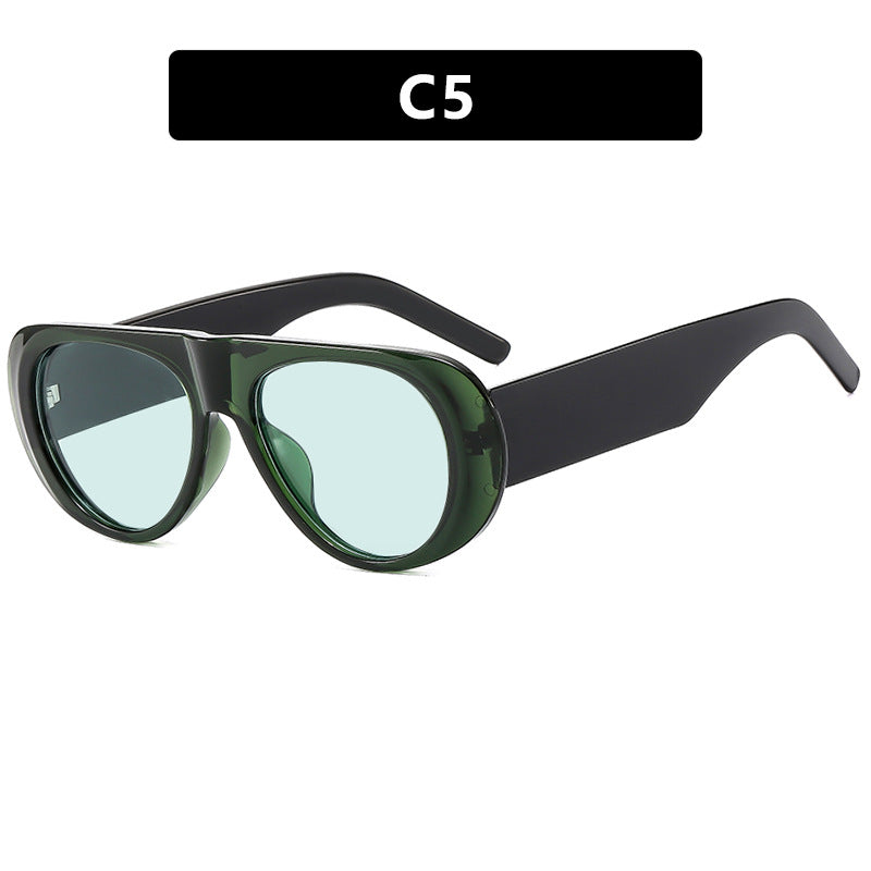 Women's fashionable sunglasses with futuristic design and polarized lenses Bowlift
