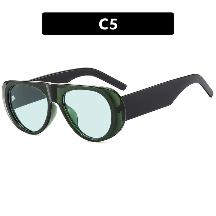 Women's fashionable sunglasses with futuristic design and polarized lenses Bowlift