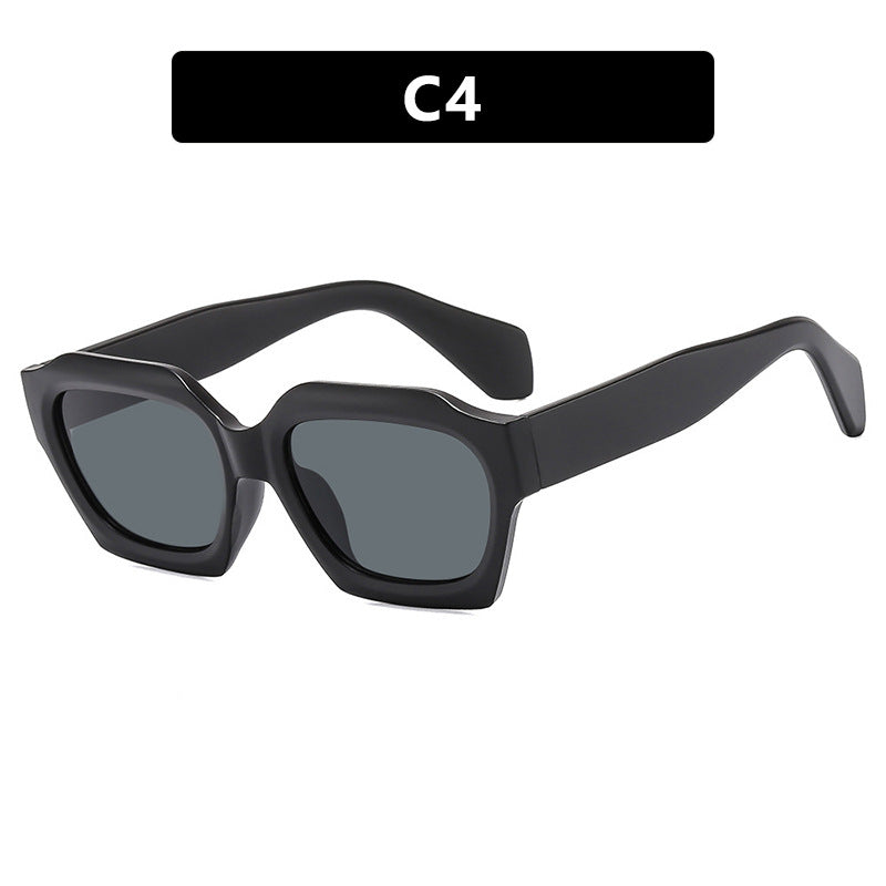 Women's fashionable sunglasses with distinctive geometric design and protective UV filter Bowlift
