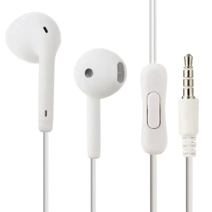 Ergonomic Wired Earphones with Inline Microphone Bowlift