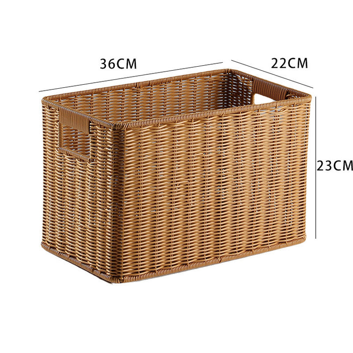 Rectangular Woven Storage Bin Bowlift