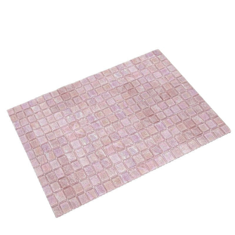 Mosaic Pattern Bath Mat Bowlift