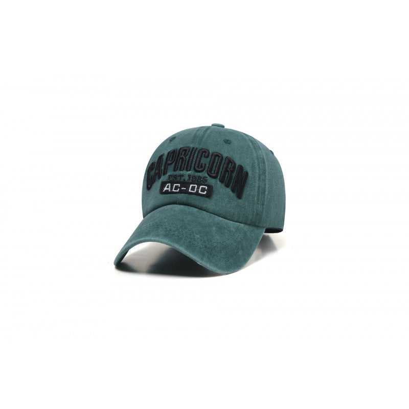 Men's Embroidered Cotton Baseball Cap Bowlift