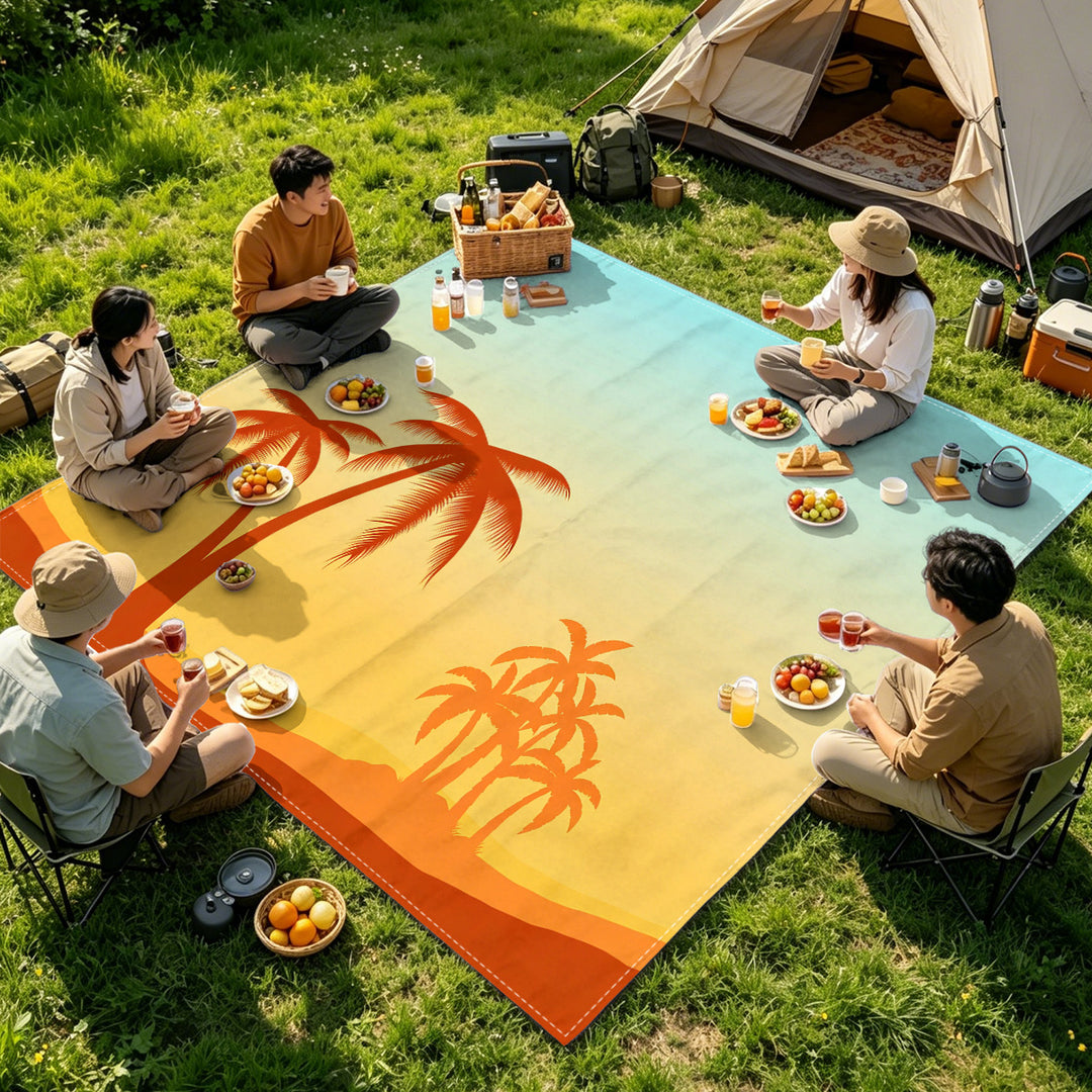 Mandala Design Beach Mat Bowlift