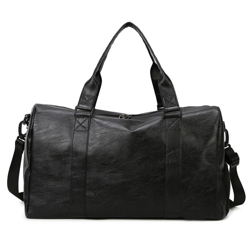 Premium Leather Weekender Duffle Bowlift