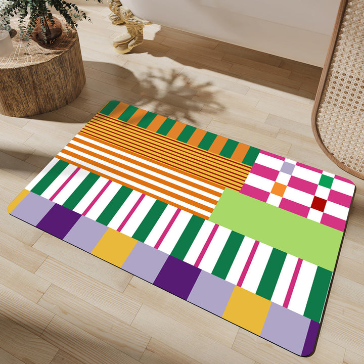 Cheerful Decorative Entrance Mat Bowlift