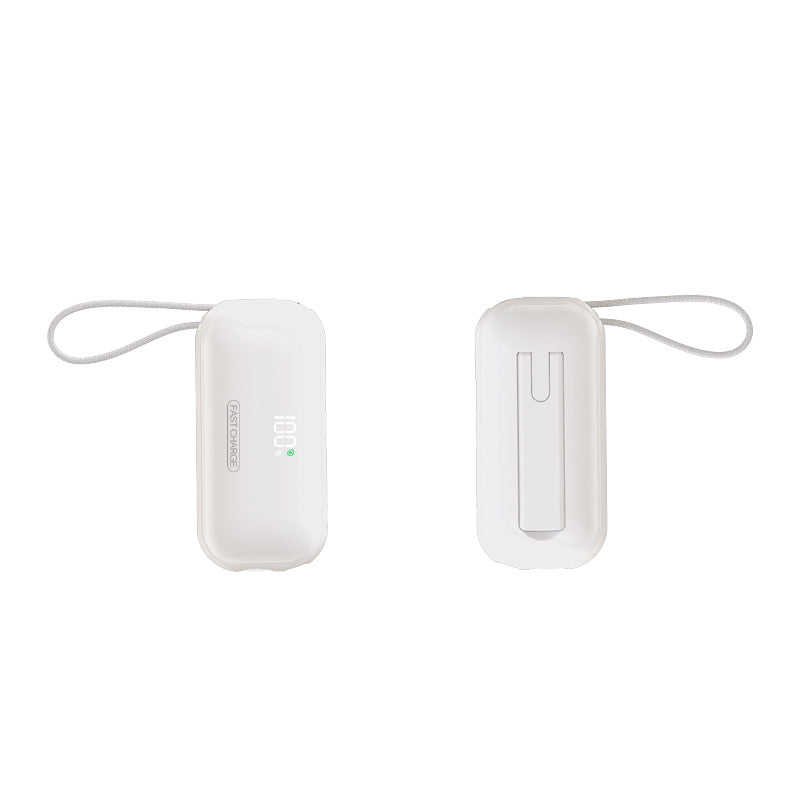 Portable Power Bank with Digital Charging Display and Protective Case Bowlift