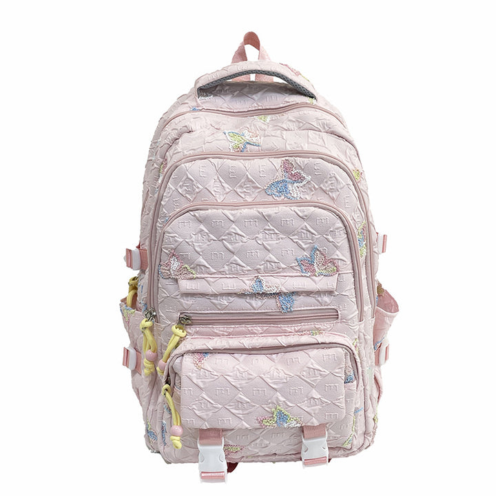 Backpack with Delicate Butterfly Design Bowlift