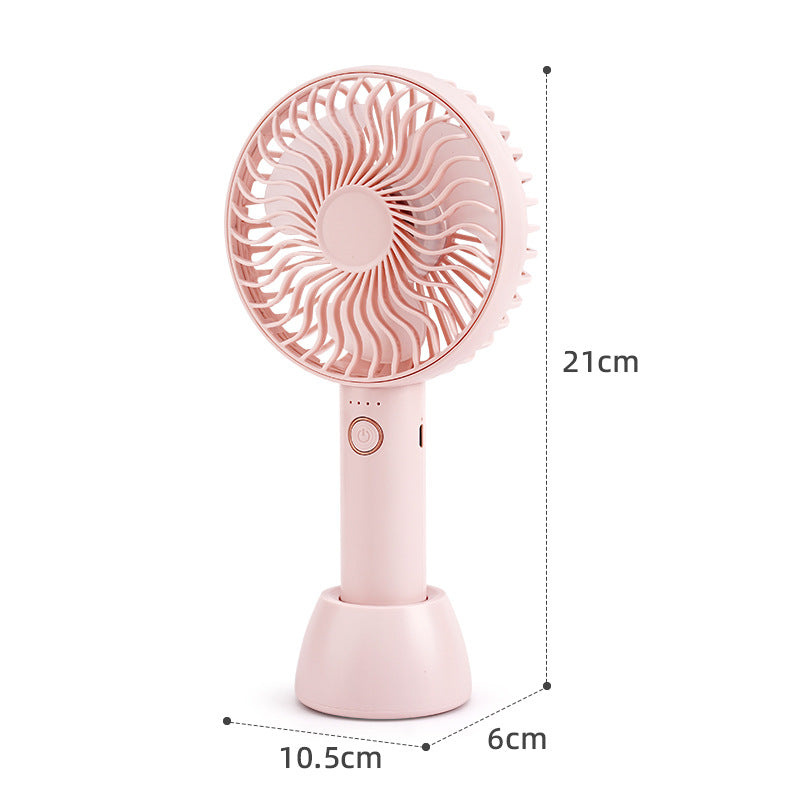 Women's Portable Hand Fan with Ergonomic Grip and USB Charging Function Bowlift 1782958922