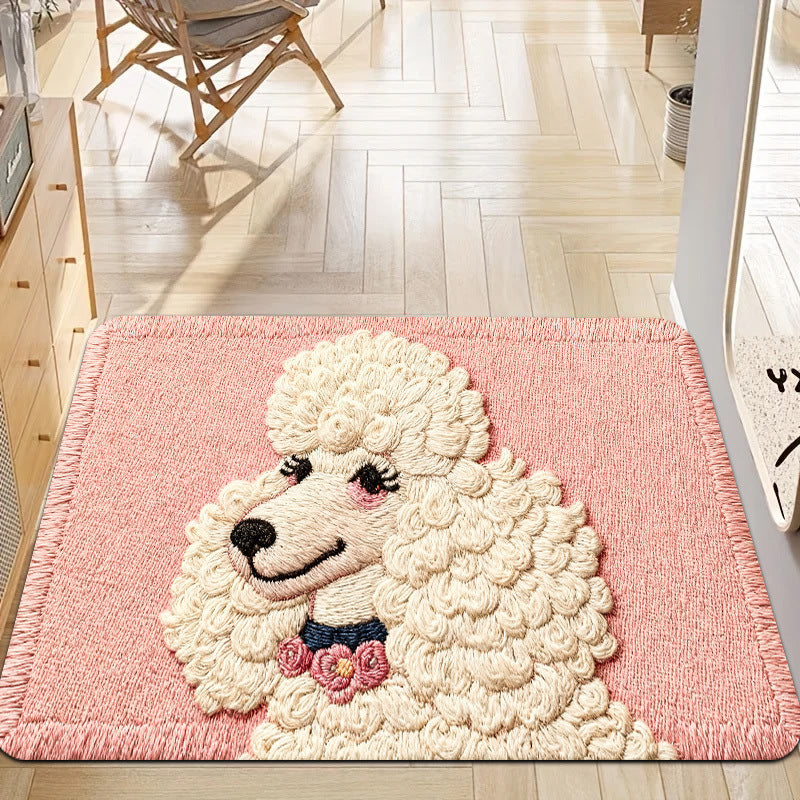 Cat-Themed Decorative Doormat Bowlift