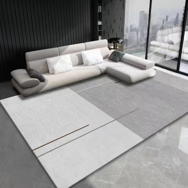 Modern Minimalist Geometric Area Rug Bowlift