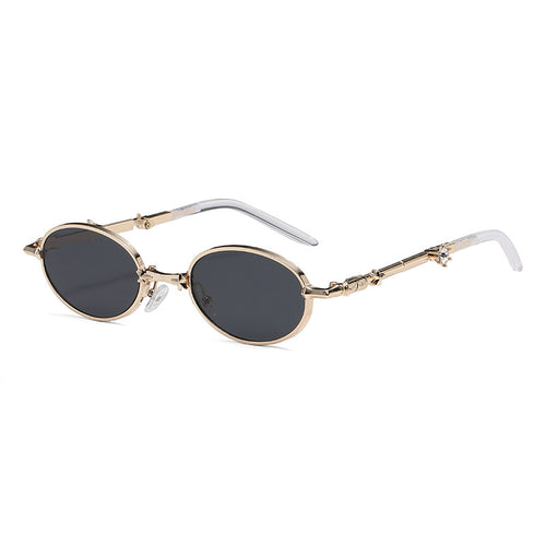 Women's fashionable glasses with elegant metal frame and lightly tinted lenses Bowlift