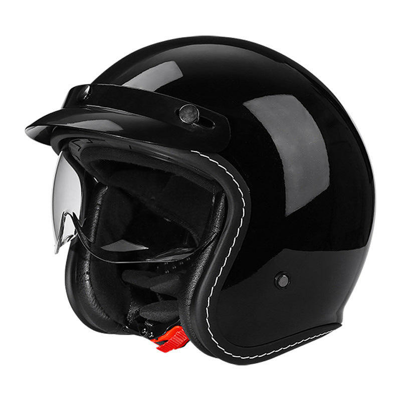 Stylish Open-Face Motorcycle Helmet Bowlift
