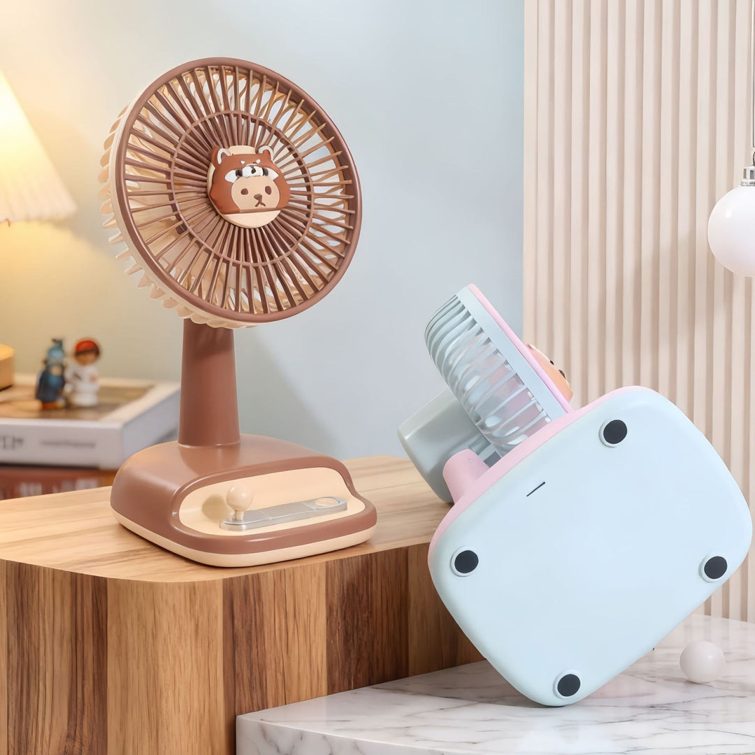 Ladies Mini Fan with USB Connection and Variable Tilt Mechanism Bowlift