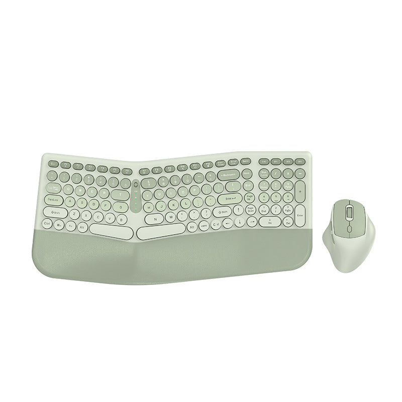 Ergonomic Wireless Keyboard and Mouse Combo Bowlift