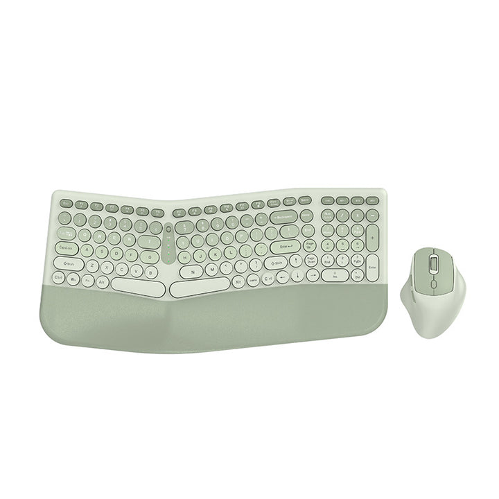Ergonomic Wireless Keyboard and Mouse Combo Bowlift