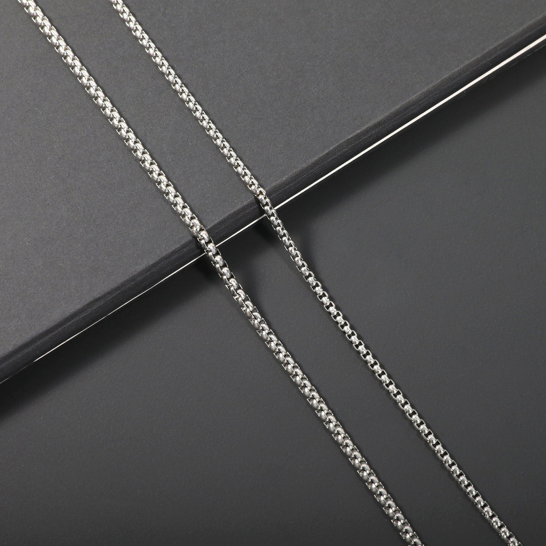 Sleek Stainless Steel Chain Necklace Bowlift