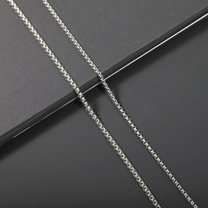 Sleek Stainless Steel Chain Necklace Bowlift