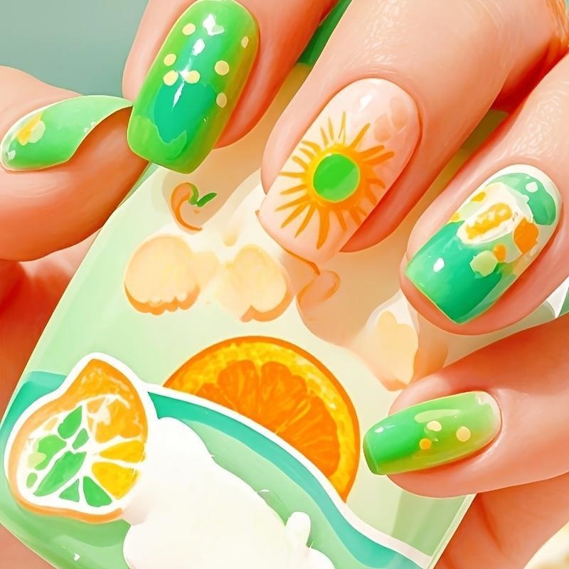 Artificial nails in elegant French tip design Bowlift