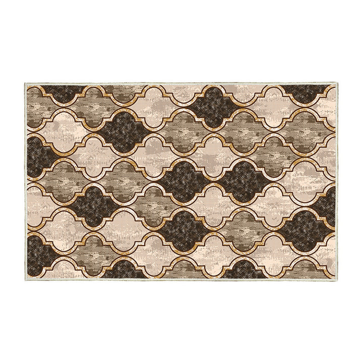 Geometric Pattern Area Rug Bowlift