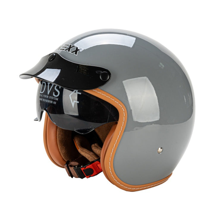 Classic Open-Face Motorcycle Helmet Bowlift